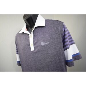 Nike TPC Sawgrass Golf Polo Tour Performance Dri Fit Short Sleeve Men Size Large